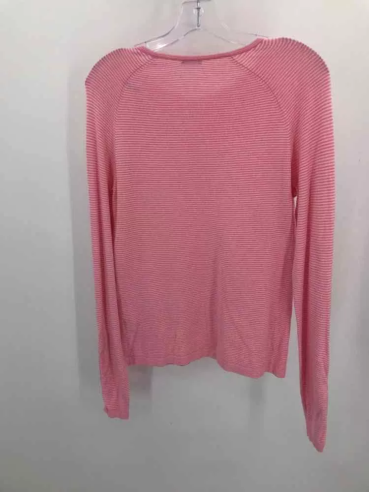 Pre-Owned J Mclaughlin Pink Size Small Stripe Sweater