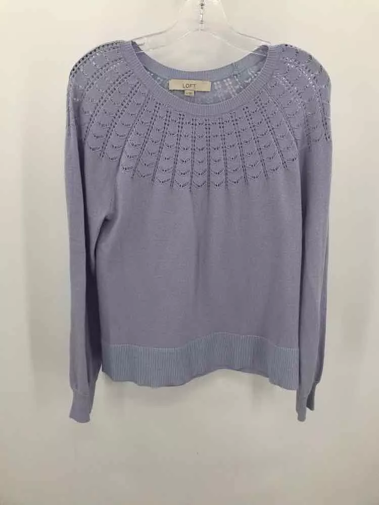 Pre-Owned Loft Blue Size Medium Sweater