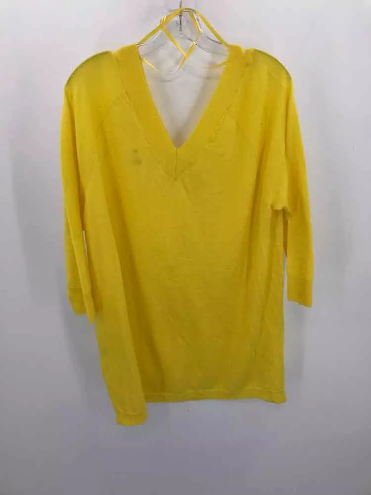 Pre-Owned Moth Yellow Size XL Sweater