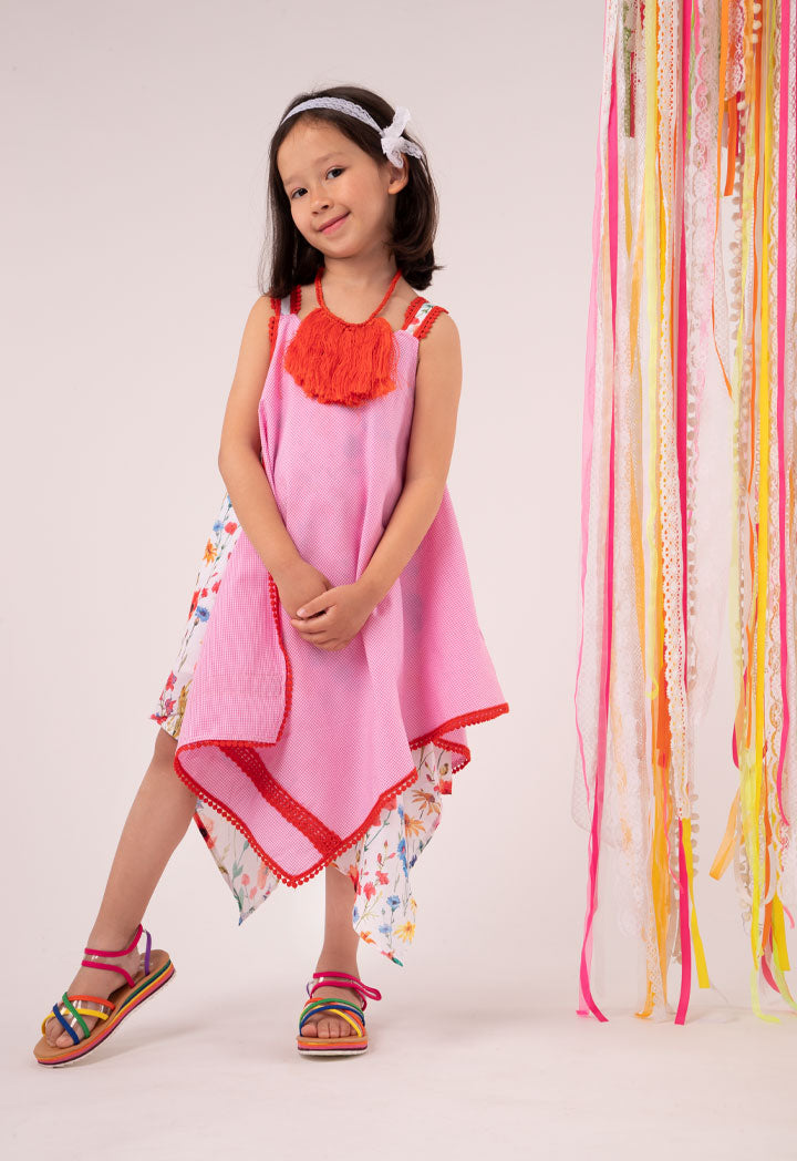 Printed Handkerchief Dress