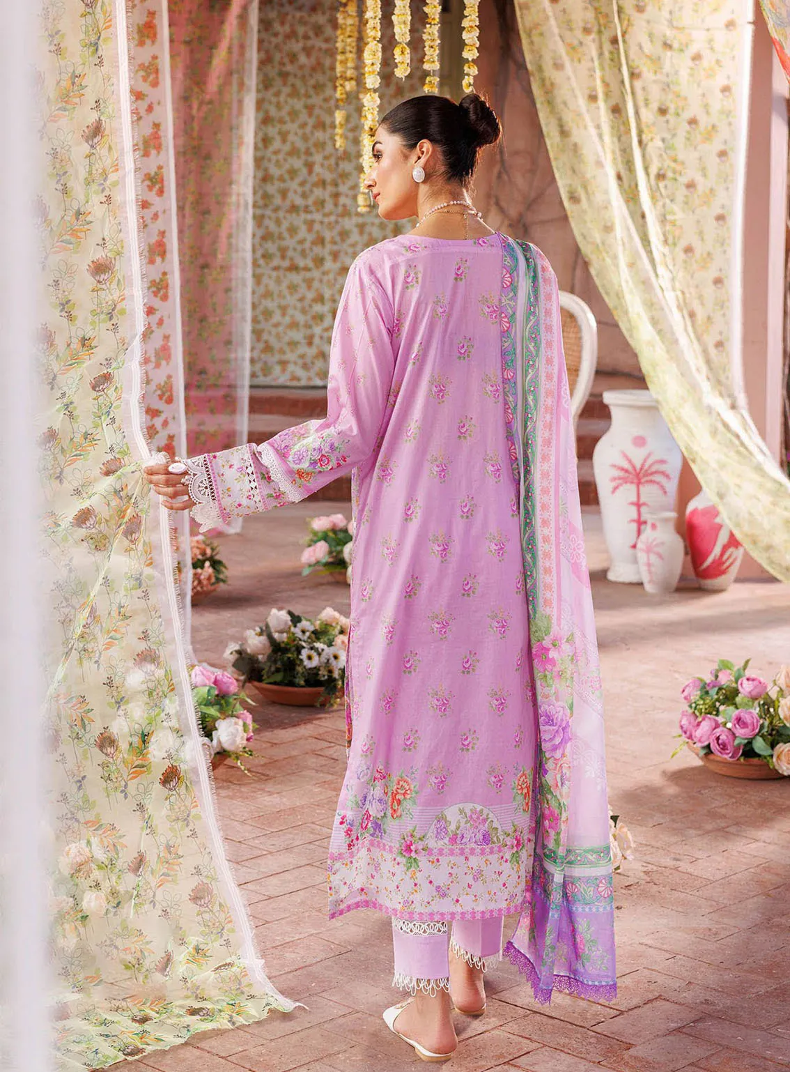 RajBari Printkari Exclusive Embroidered Lawn 3 Piece Unstitched Suit RBU24P EEL-2B