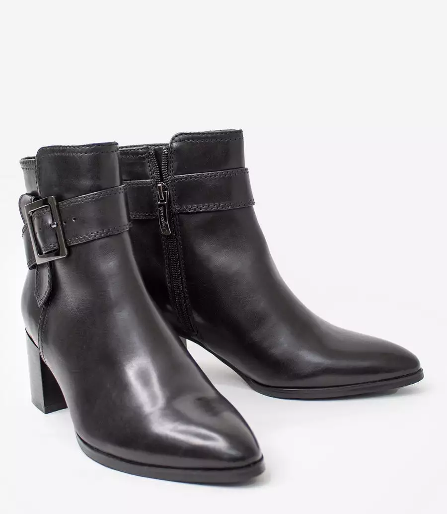 REGARDE LE CIEL Black Dress Boot