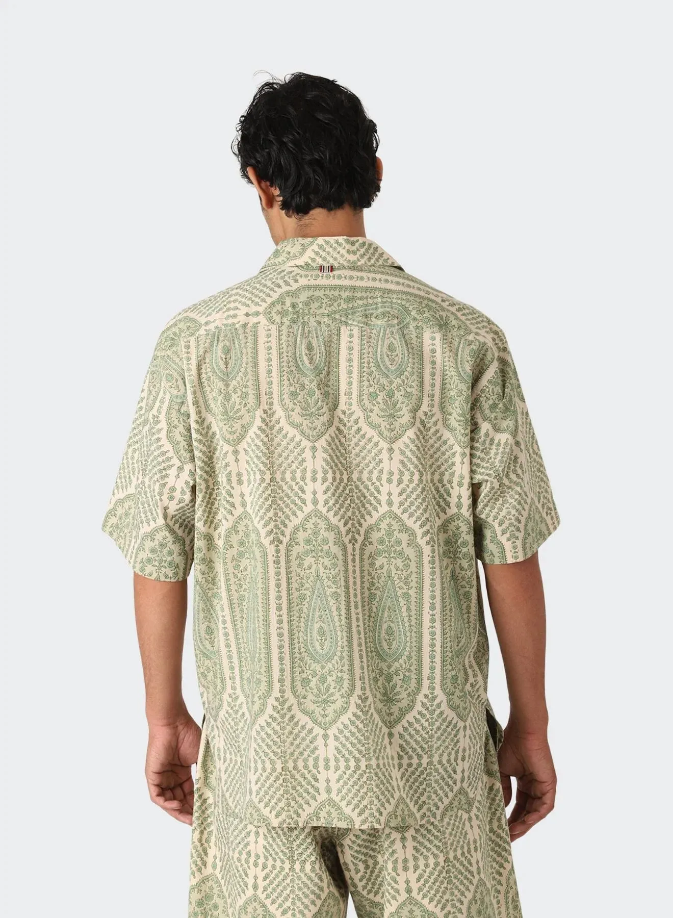 Ronen Green Print S/S Shirt