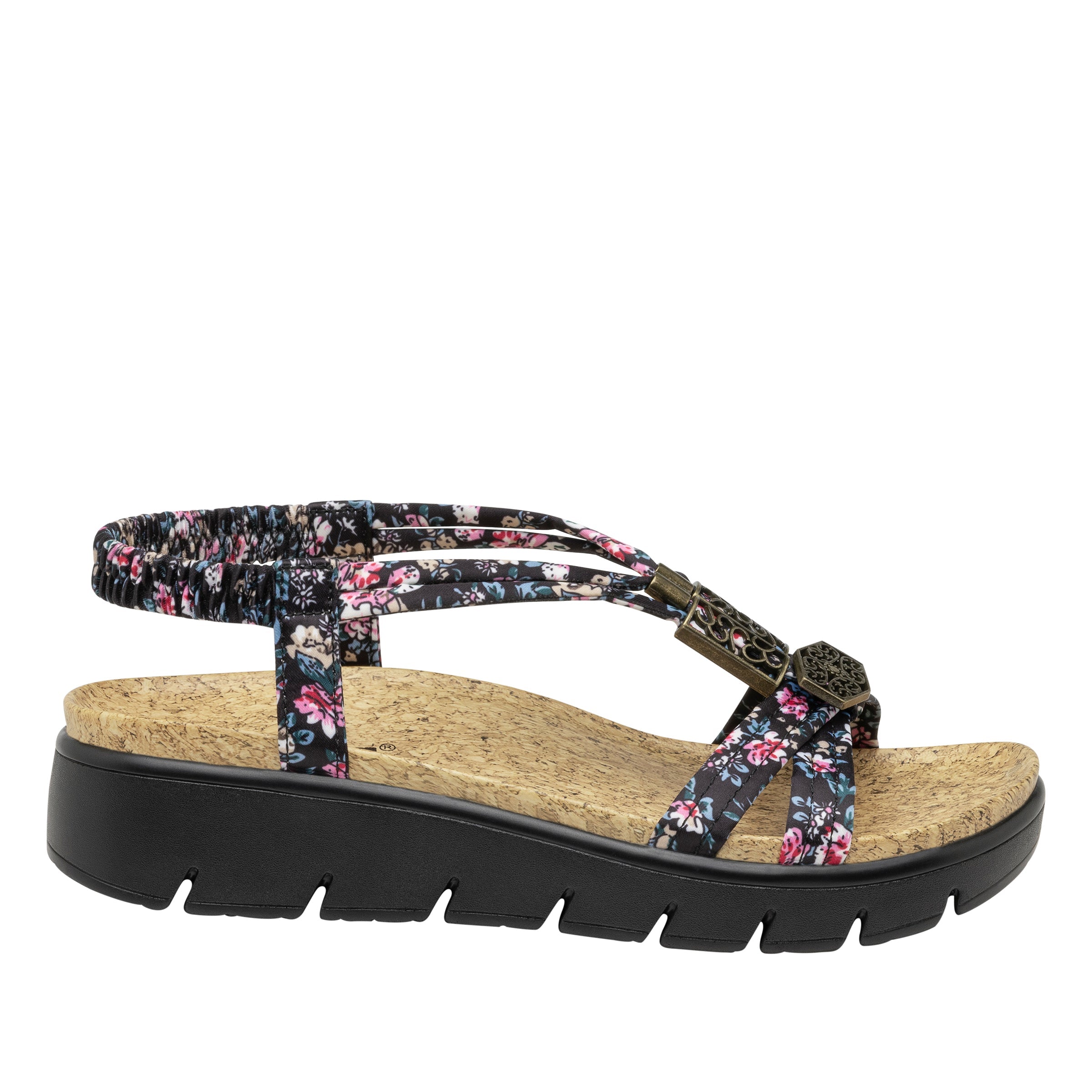 Roz Charm Black Sandal