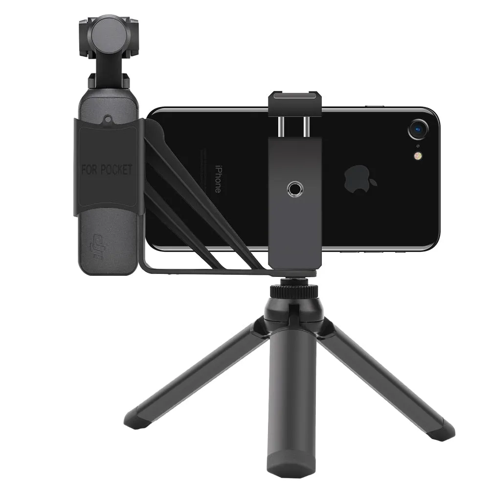 Selfie Mount Metal Tripod Foldable Handheld Gimbal Camera Accessories