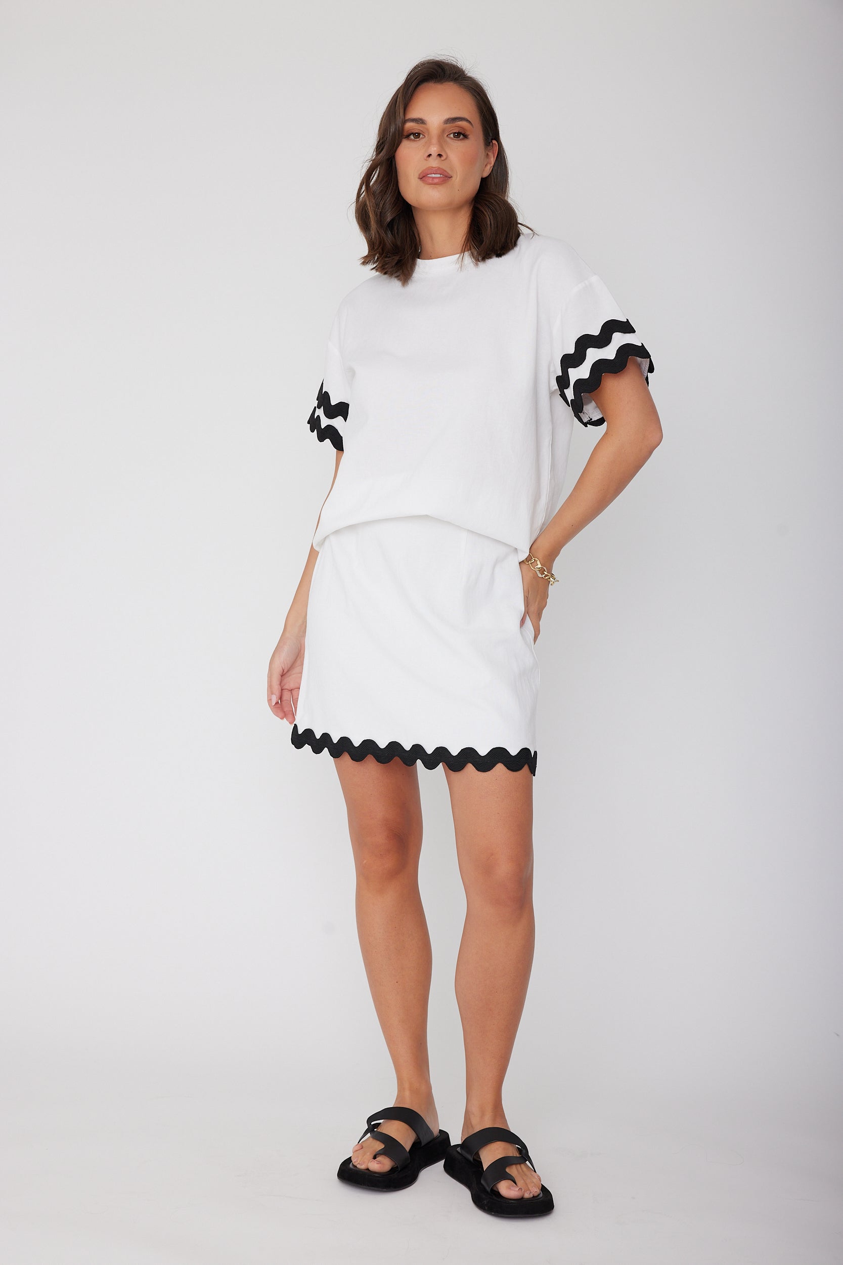 SHANTI Skirt White