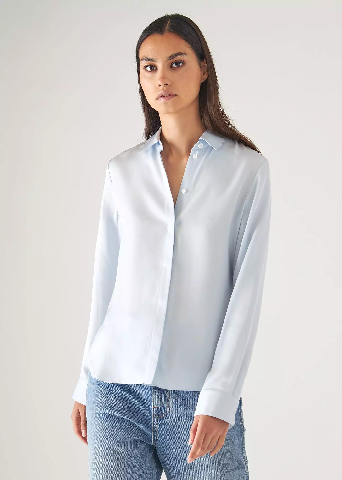 SLIM SILK SHIRT