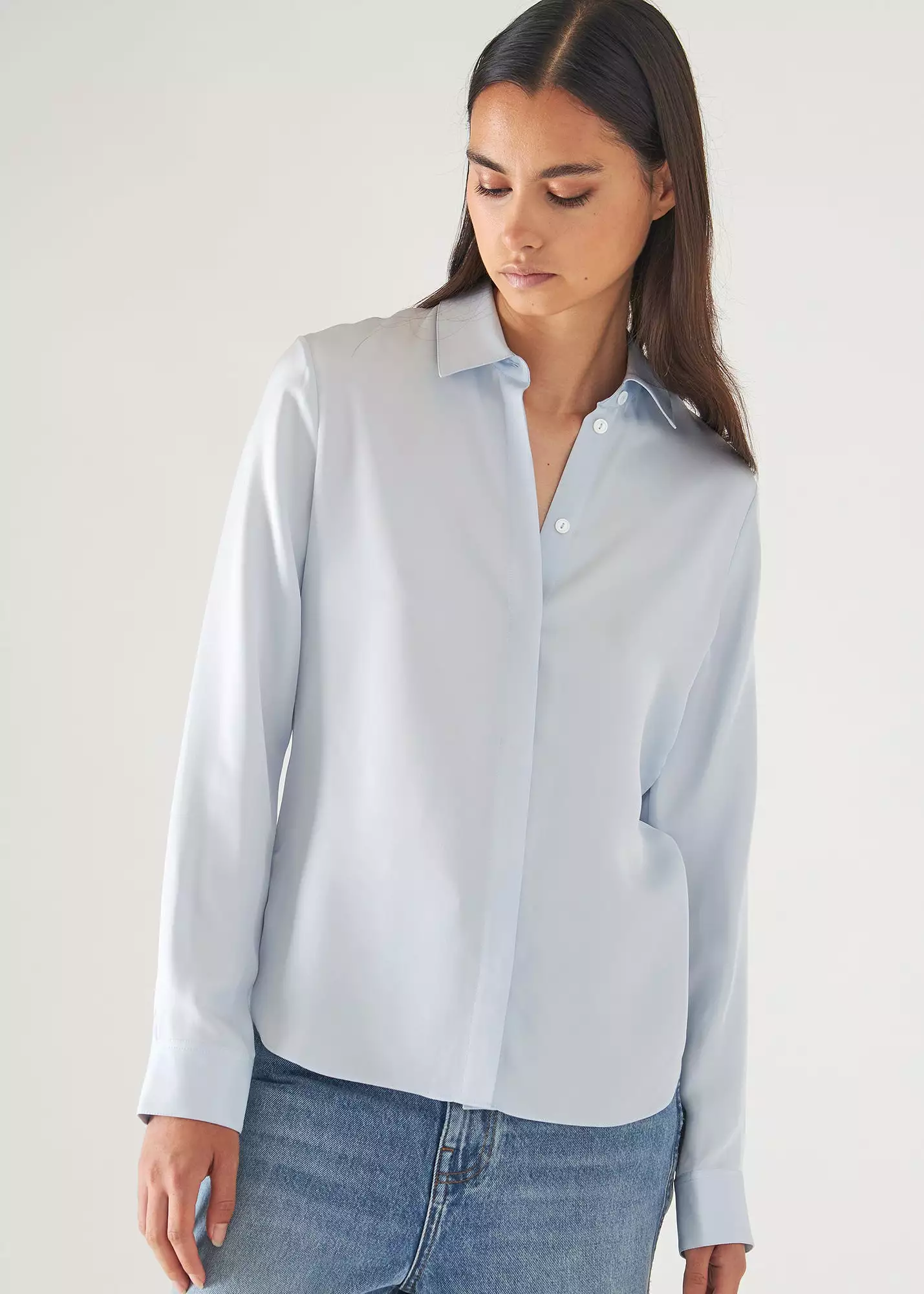 SLIM SILK SHIRT