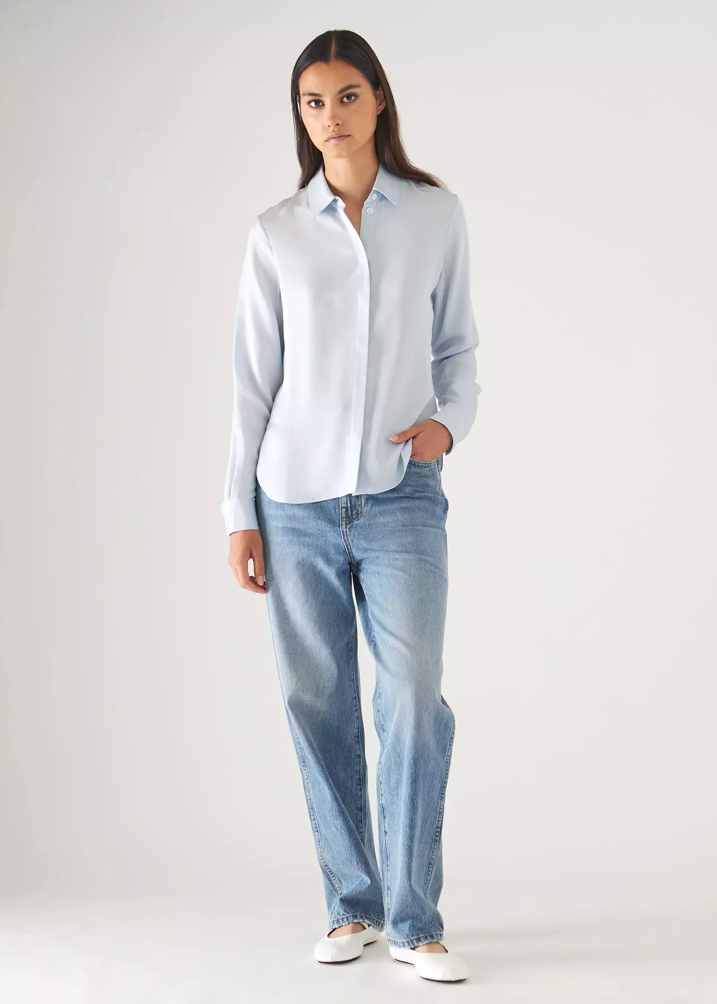 SLIM SILK SHIRT