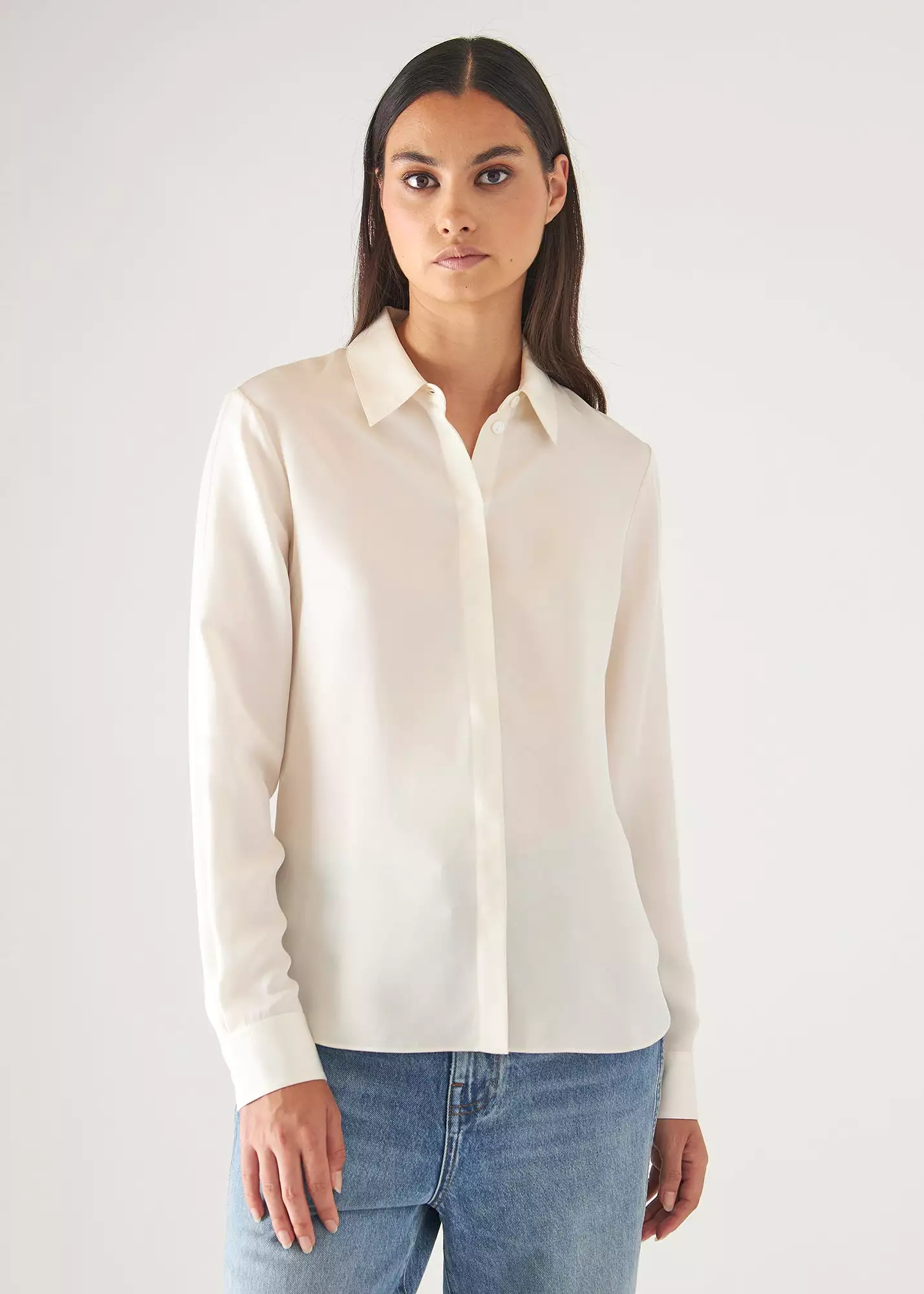 SLIM SILK SHIRT