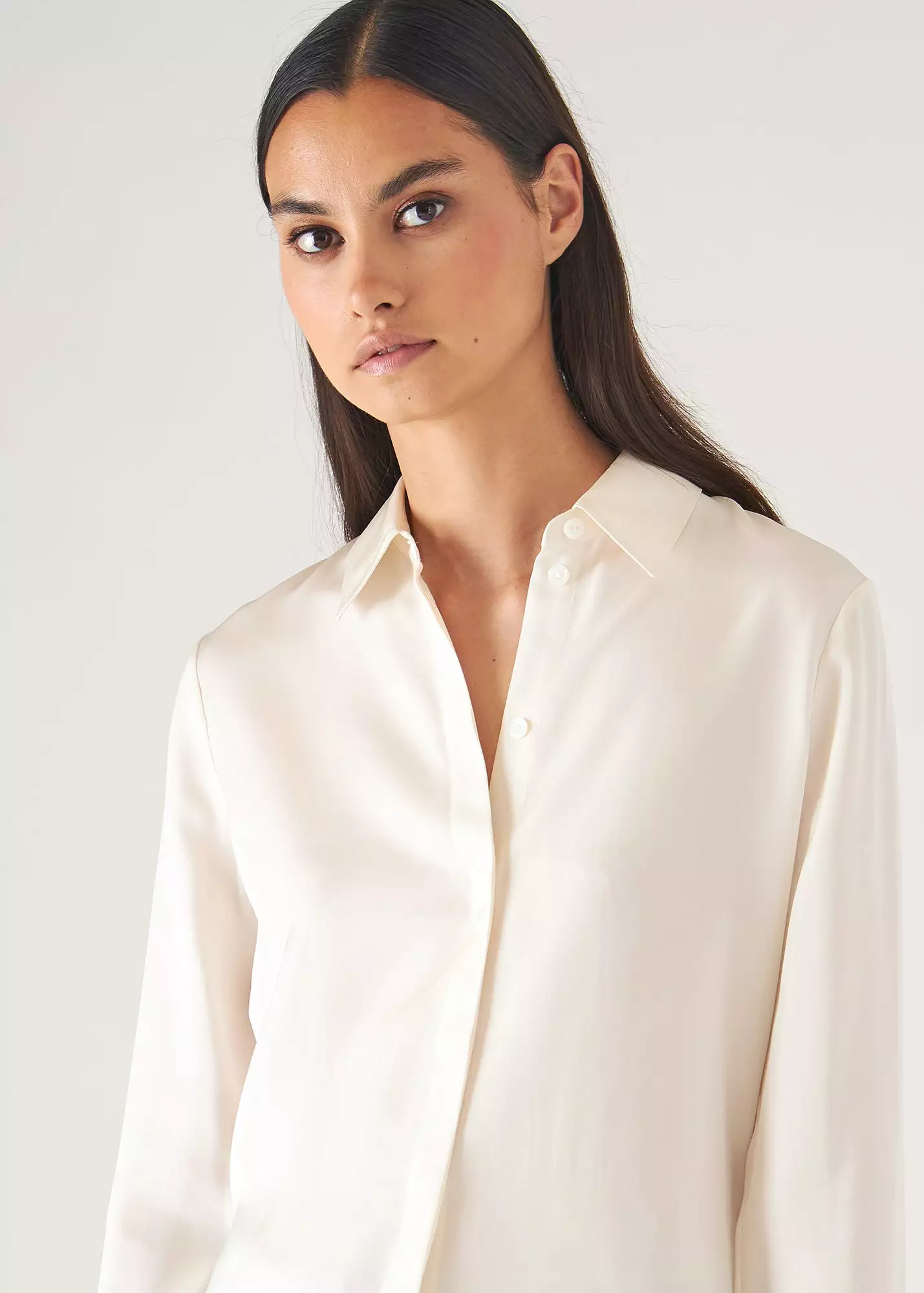 SLIM SILK SHIRT