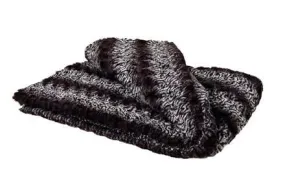 Smokey Essence Luxury Faux Fur Throw