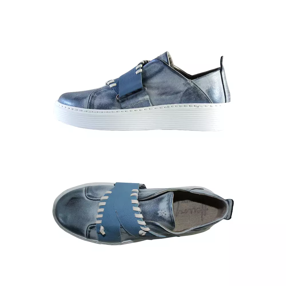 Sneaker Infiletta Metal Sport/ Cervo Blue