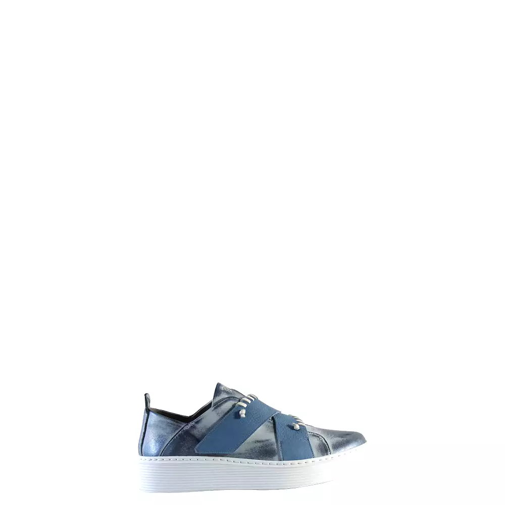 Sneaker Infiletta Metal Sport/ Cervo Blue