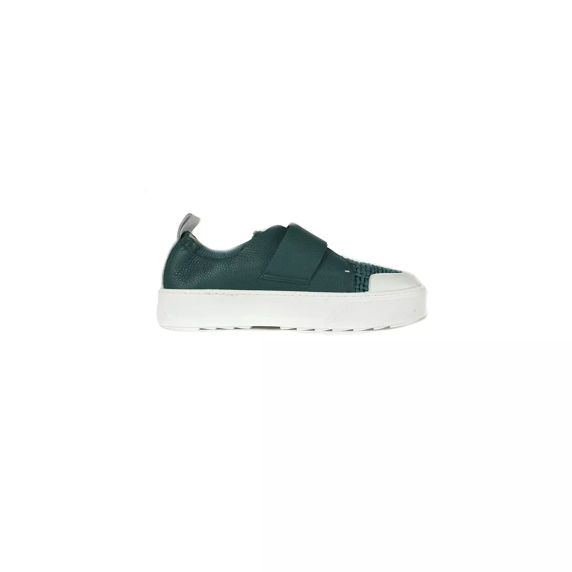 Sneaker Intreccio Uncinetto Teal