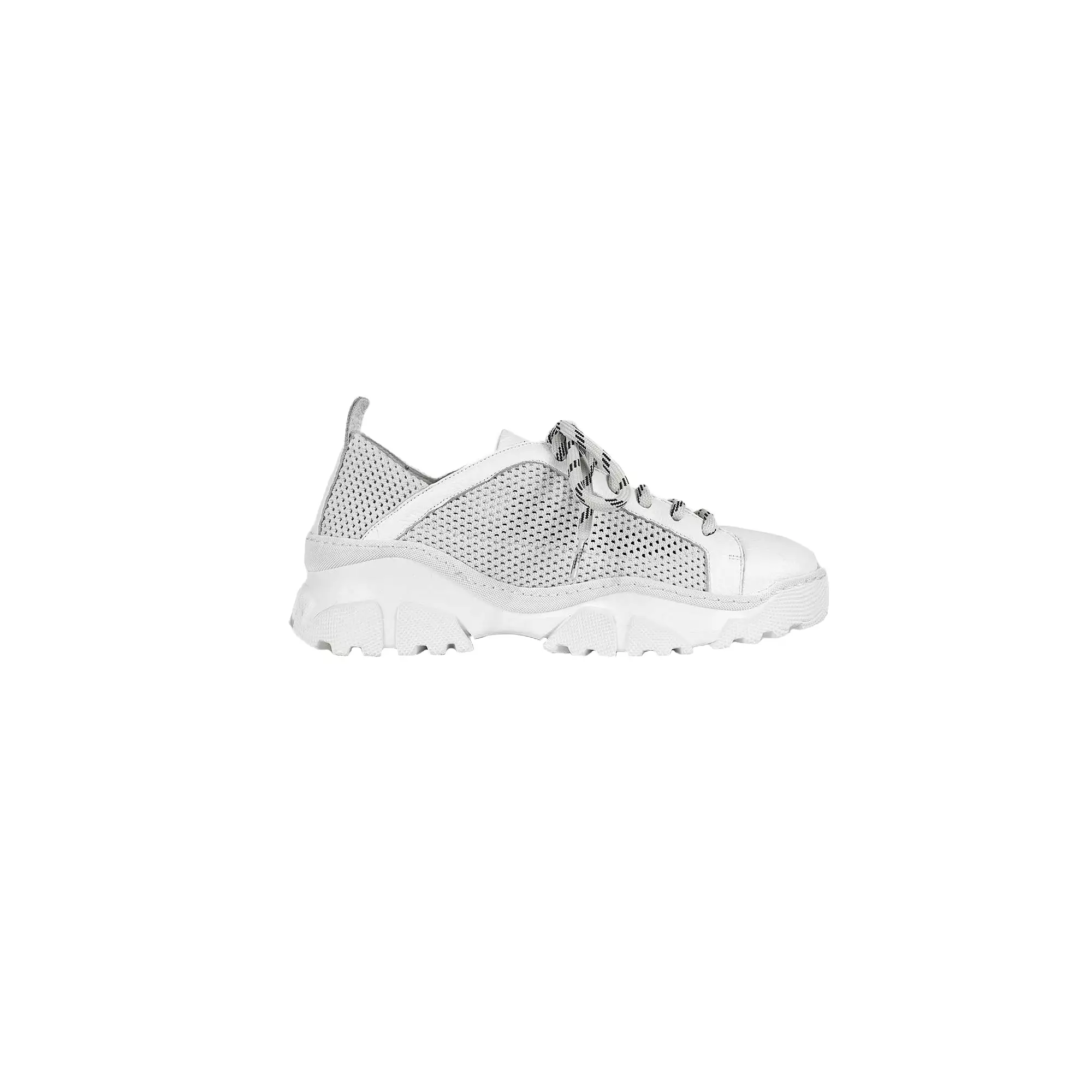 Sneaker Rete Stretch Chalk White