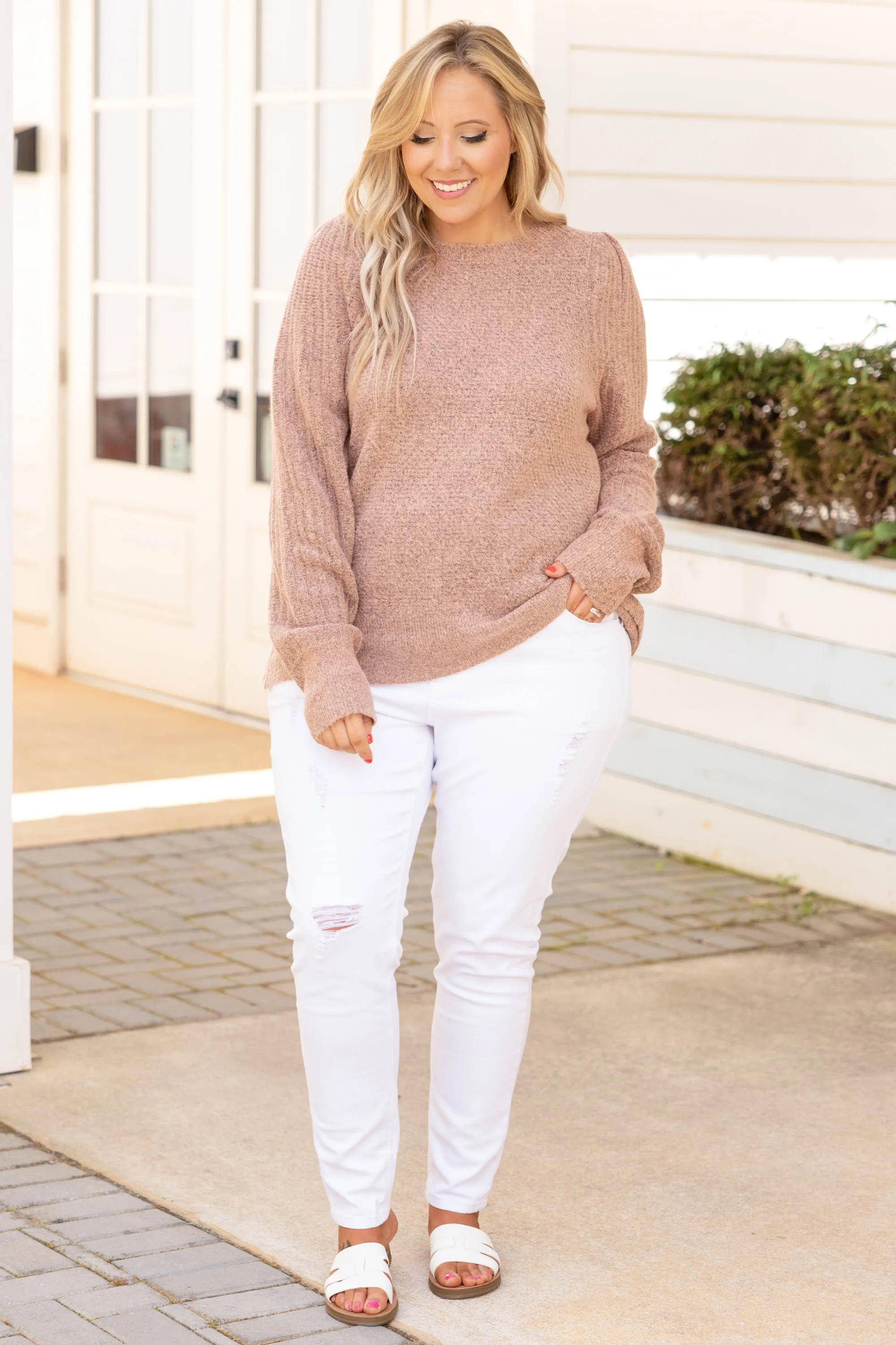 Southern Serendipity Top, Blush