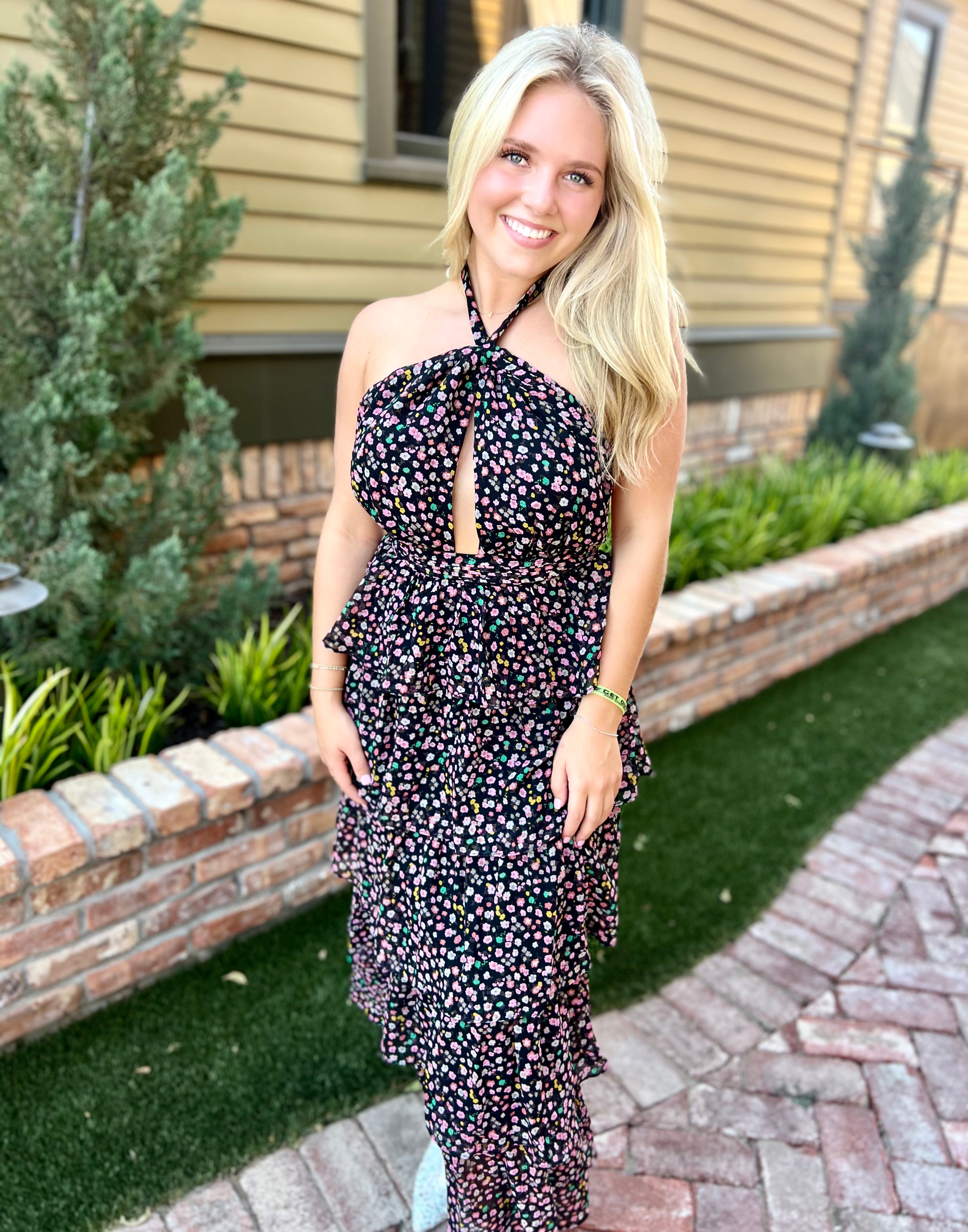 Talia Surreal Maxi Dress