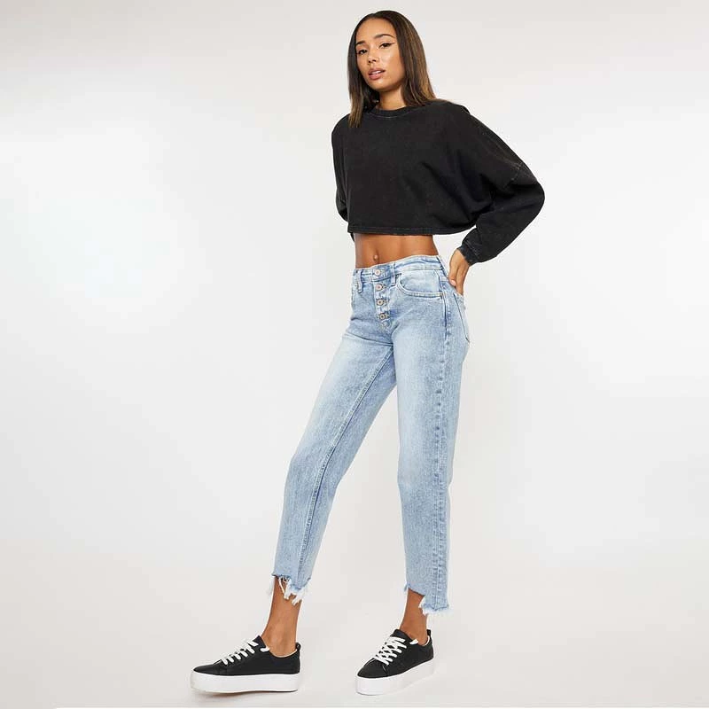 The Thelma High Rise Straight Jeans