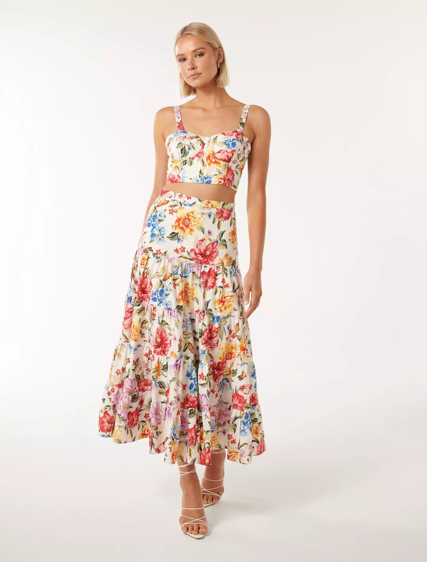 Tilly Tiered Midi Skirt