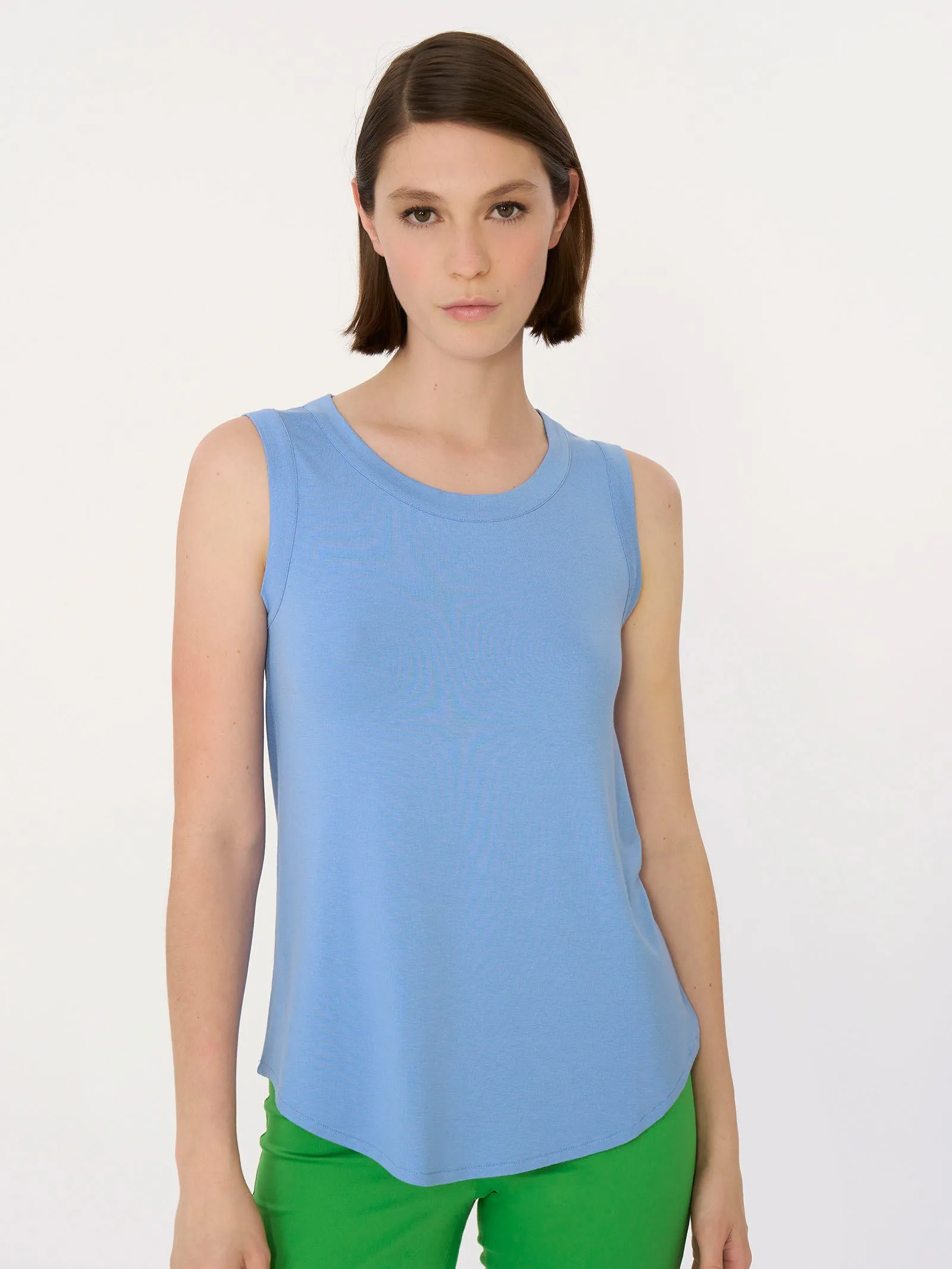 Top in Viscosa Summer - Blueberry