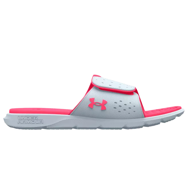 Under Armour Halogen Blue/Pink Shock Ignite 7 Slide