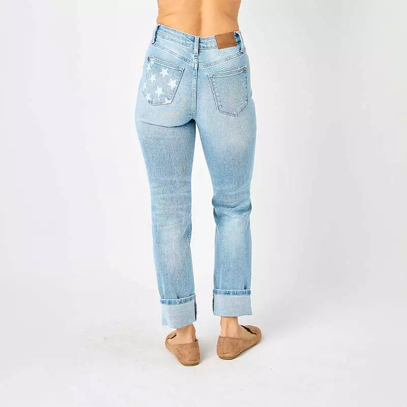 USA Pocket Boyfriend Jeans