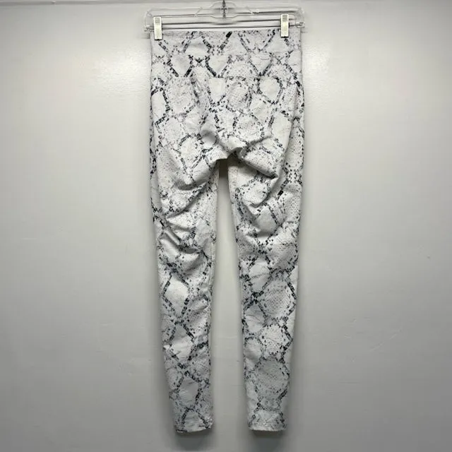 Varley Size XS Women's White-Multicolor Pattern Leggings Activewear Pants