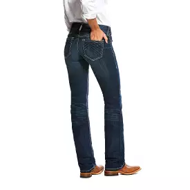 Women's Ariat R.E.A.L Willow 3D Mid Rise Straight  Jeans