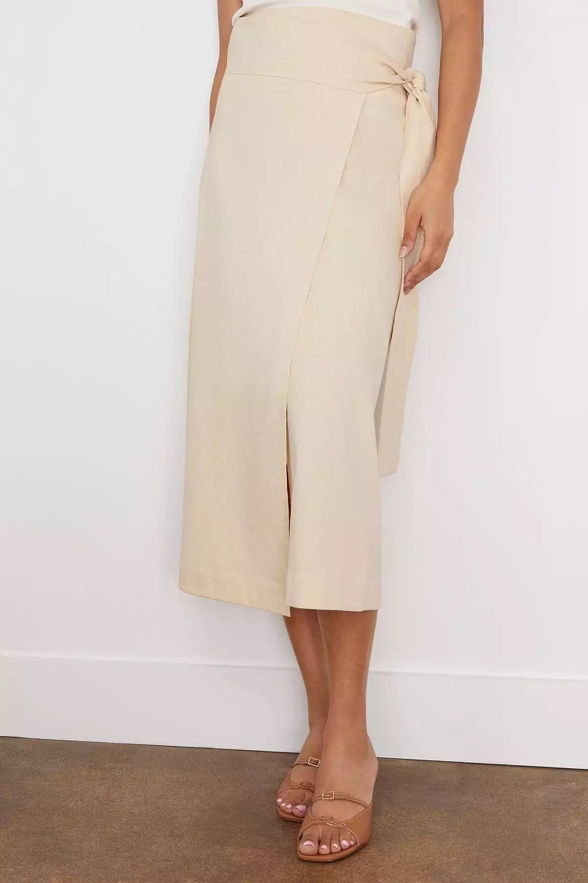 Wrap Skirt in Cream