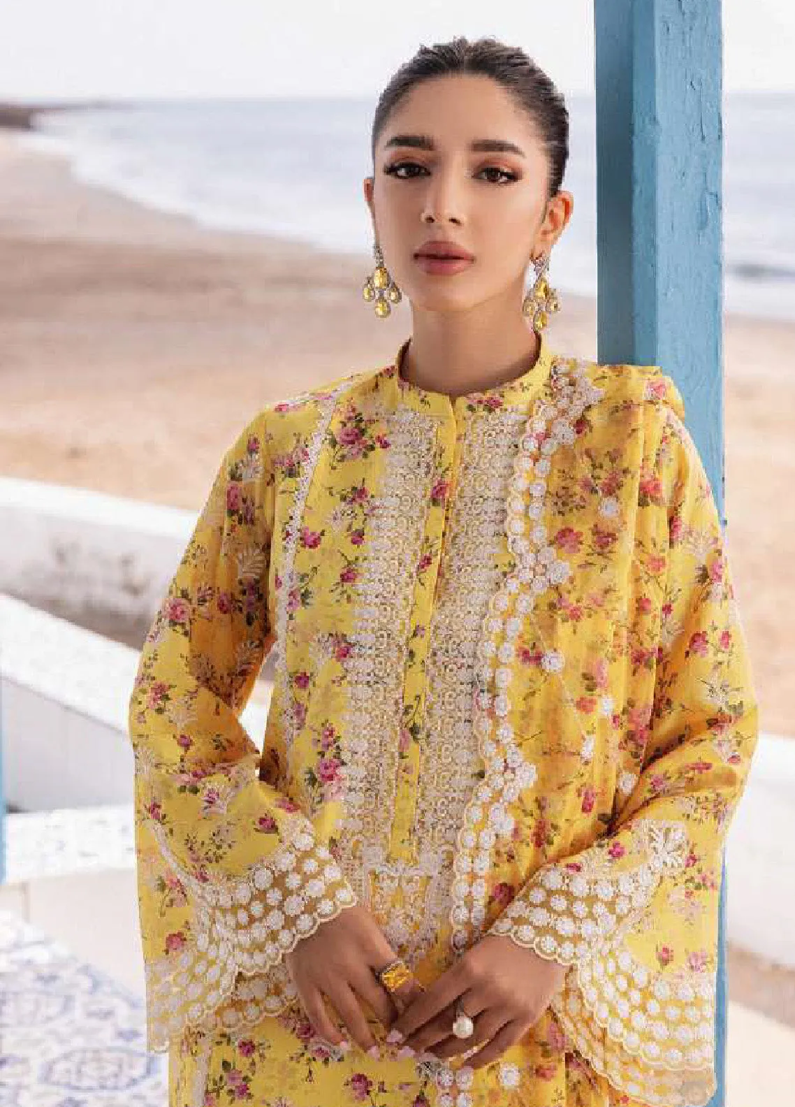 Zainab Chottani Embroidered Lawn Unstitched 3 Piece Suit - ZC24CL 9B ESME